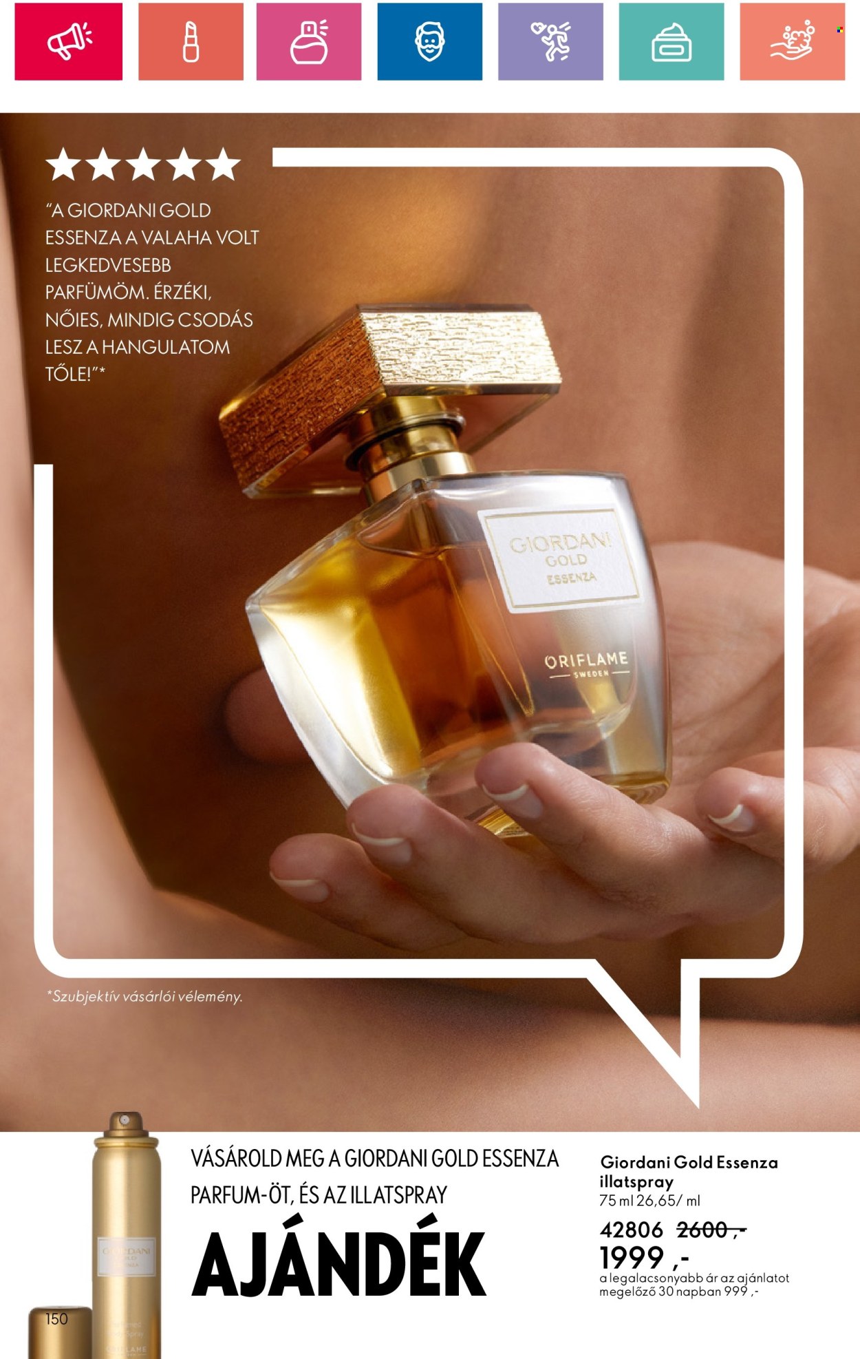 Oriflame akciós újságok - 2024.05.28 - 2024.06.17. Oldal 150