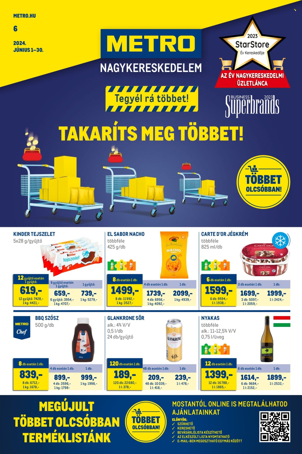 Metro akciós újságok - 2024.06.01 - 2024.06.30. Oldal 1