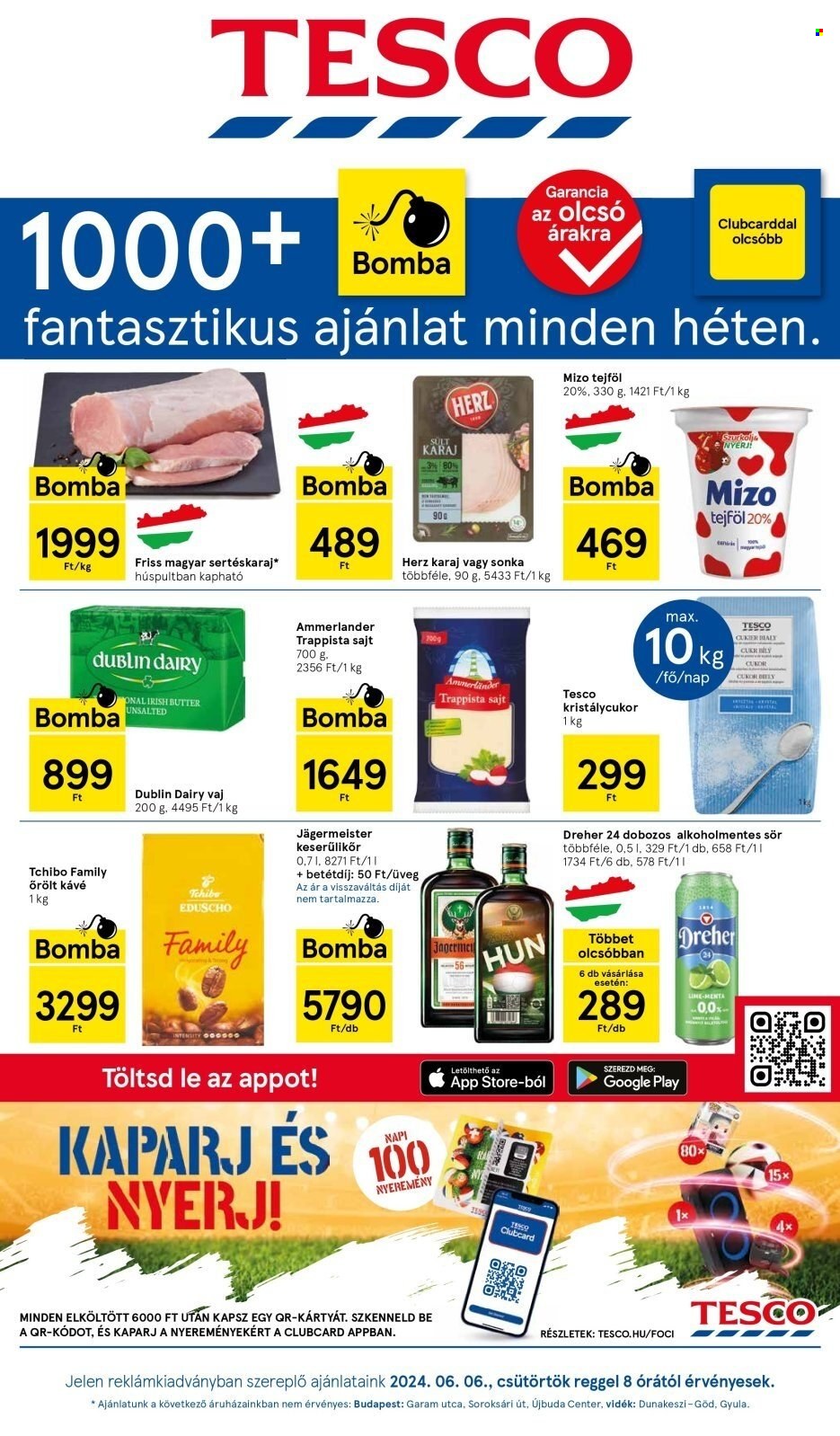 TESCO akciós újságok - 2024.06.06 - 2024.06.12. Oldal 1
