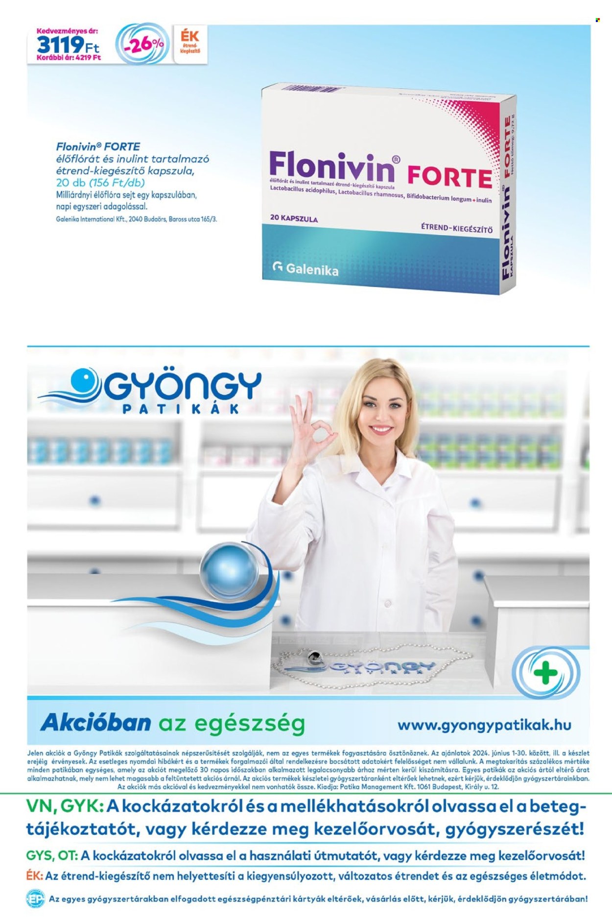 Gyöngy Patikák akciós újságok - 2024.06.01 - 2024.06.30. Oldal 20
