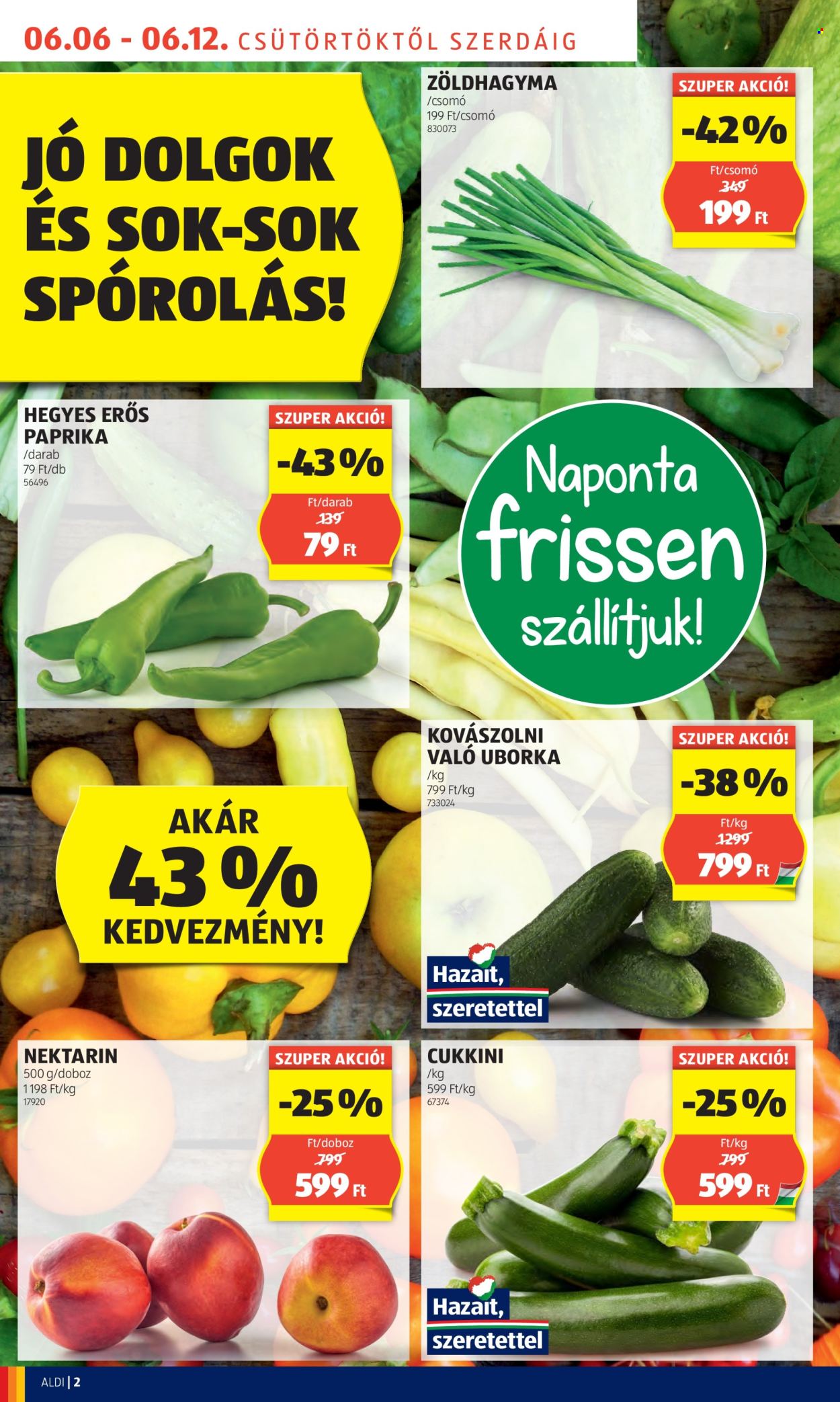 Aldi akciós újságok - 2024.06.06 - 2024.06.12. Oldal 2