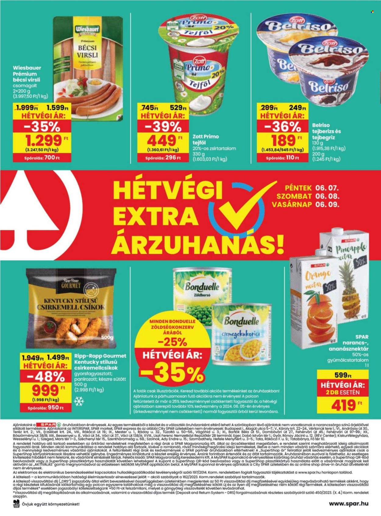 SPAR akciós újságok - 2024.06.06 - 2024.06.12. Oldal 20