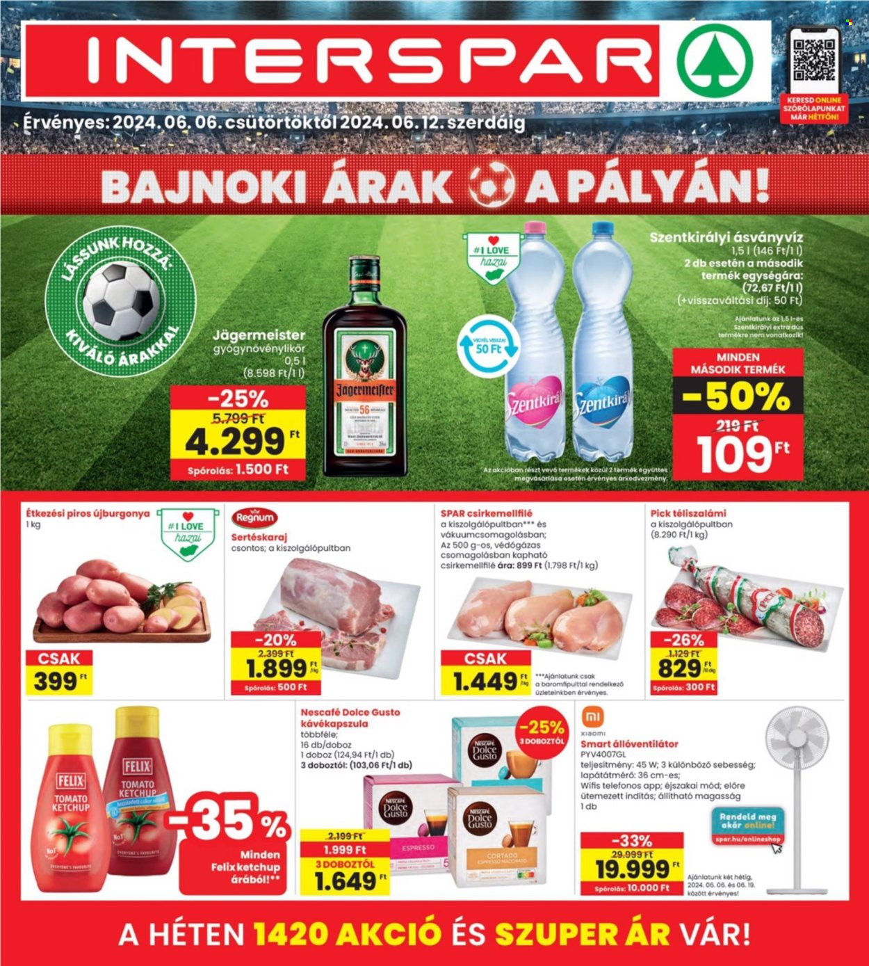 INTERSPAR akciós újságok - 2024.06.06 - 2024.06.12. Oldal 1