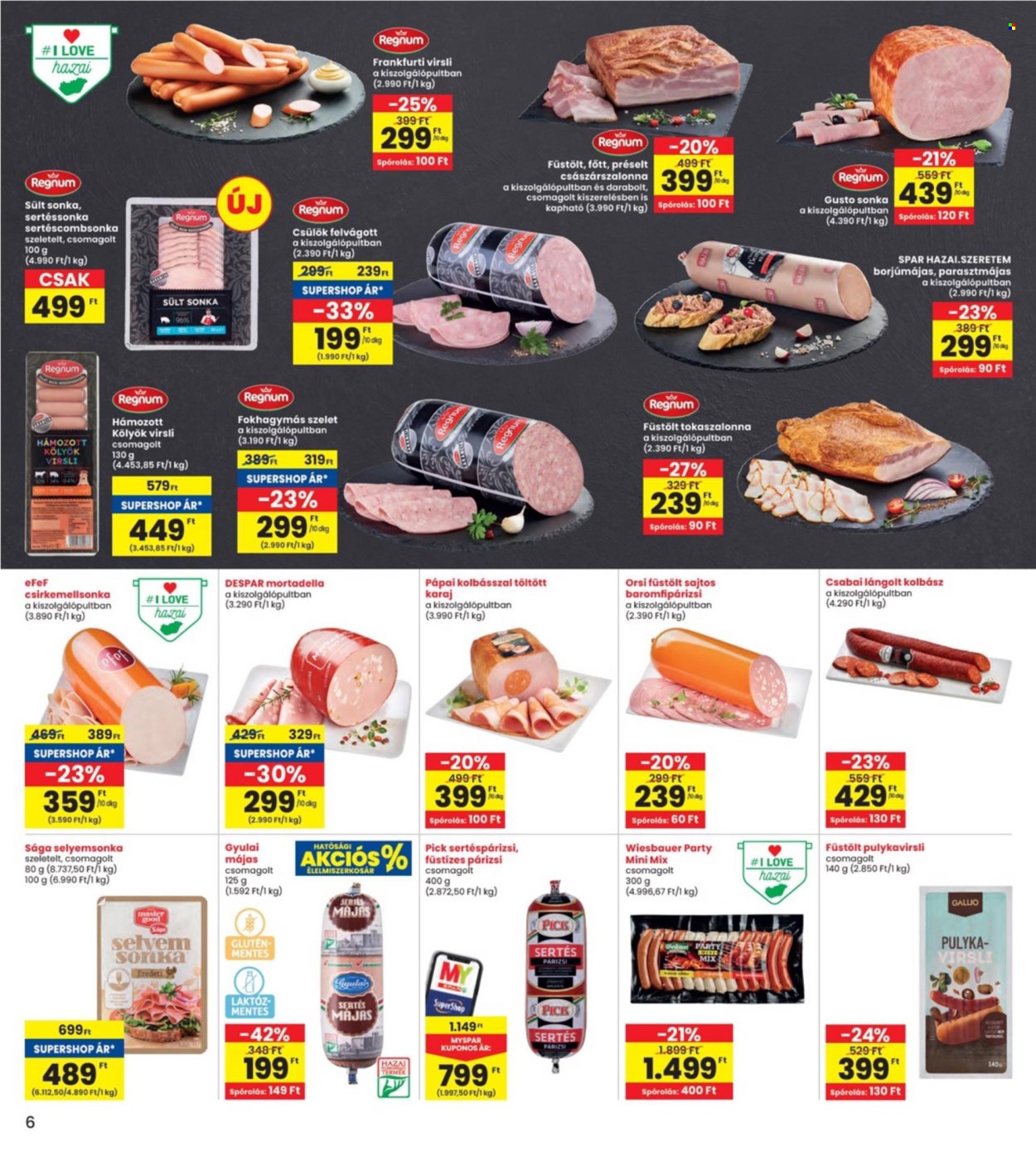 INTERSPAR akciós újságok - 2024.06.06 - 2024.06.12. Oldal 6