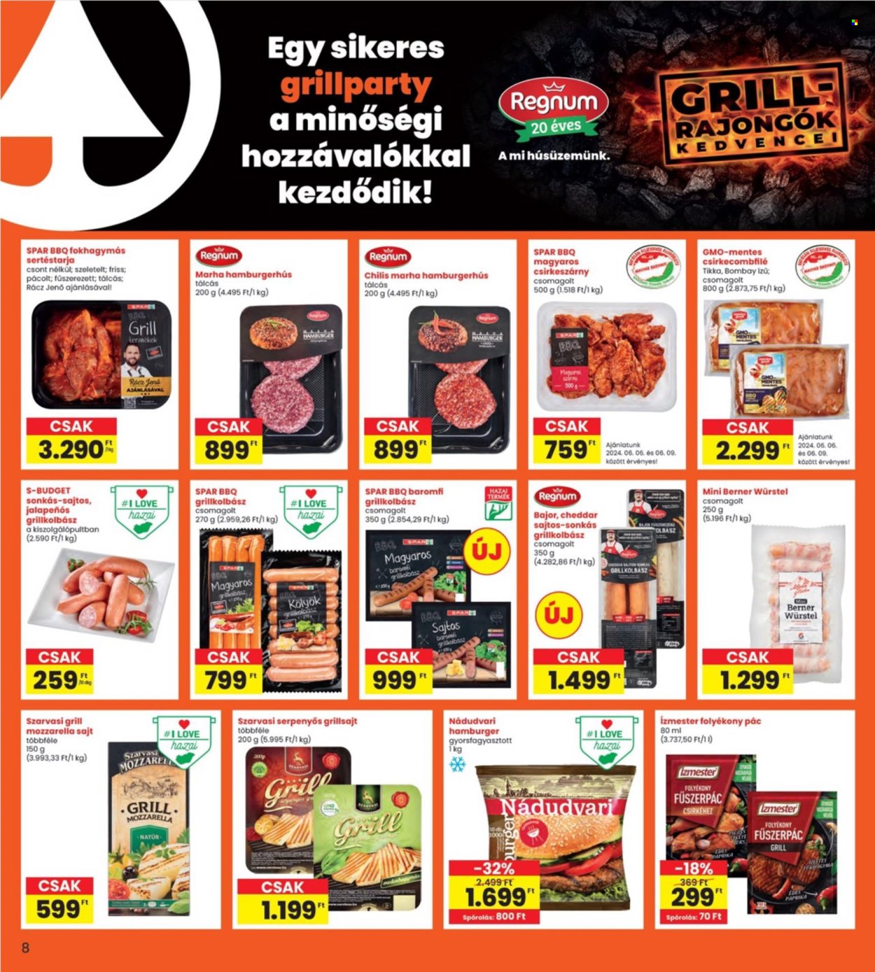 INTERSPAR akciós újságok - 2024.06.06 - 2024.06.12. Oldal 8