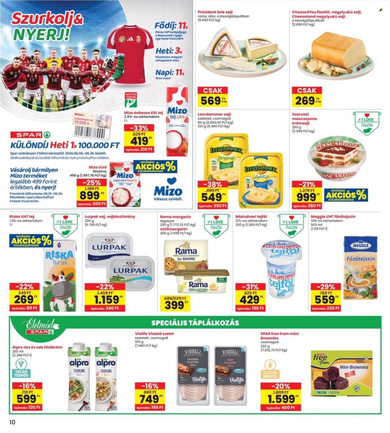 INTERSPAR akciós újságok - 2024.06.06 - 2024.06.12. Oldal 10