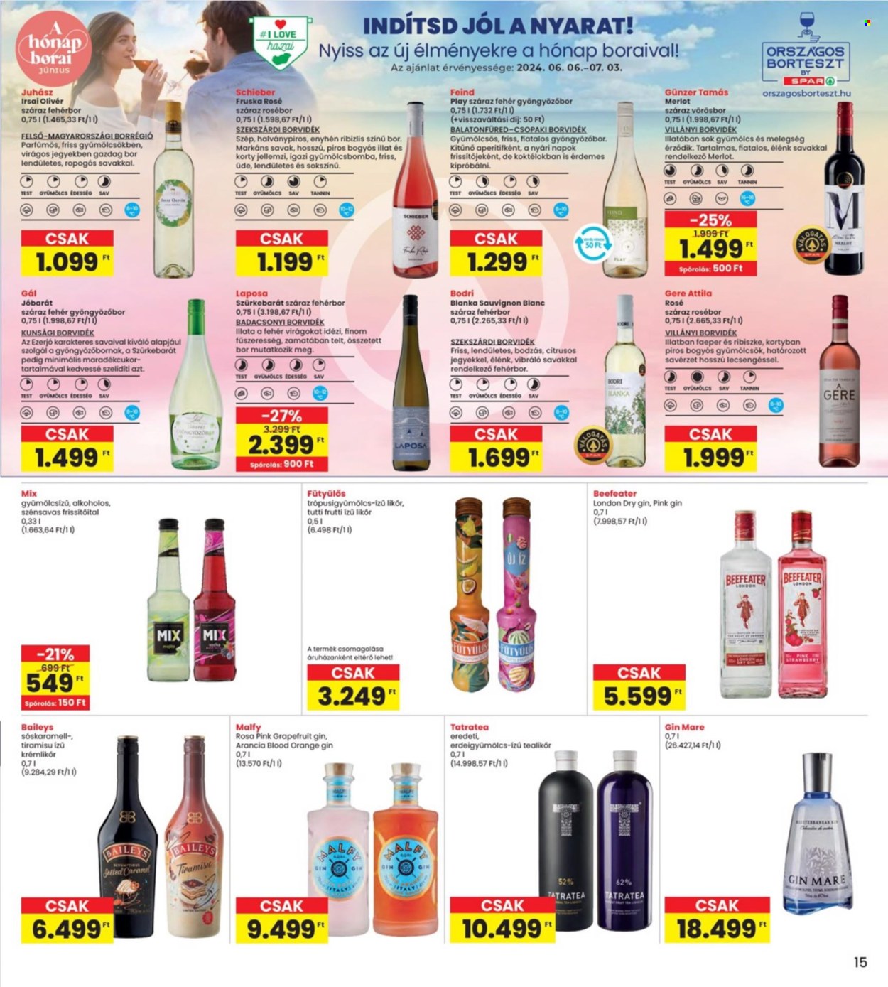 INTERSPAR akciós újságok - 2024.06.06 - 2024.06.12. Oldal 15