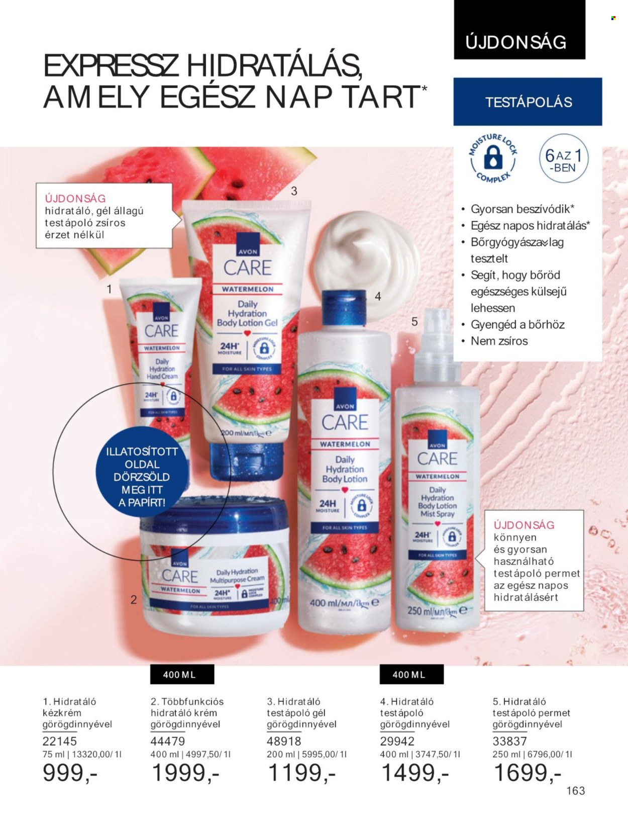 Avon akciós újságok - 2024.06.01 - 2024.06.30. Oldal 167