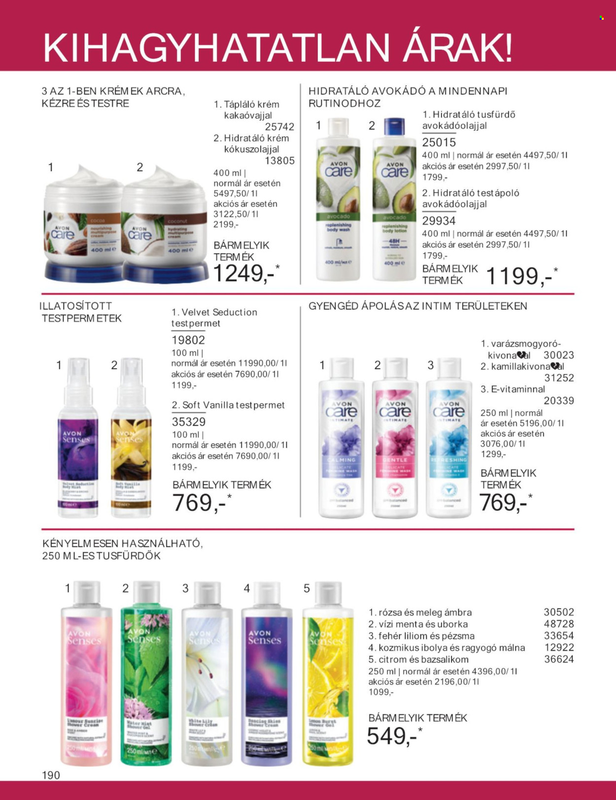 Avon akciós újságok - 2024.06.01 - 2024.06.30. Oldal 194