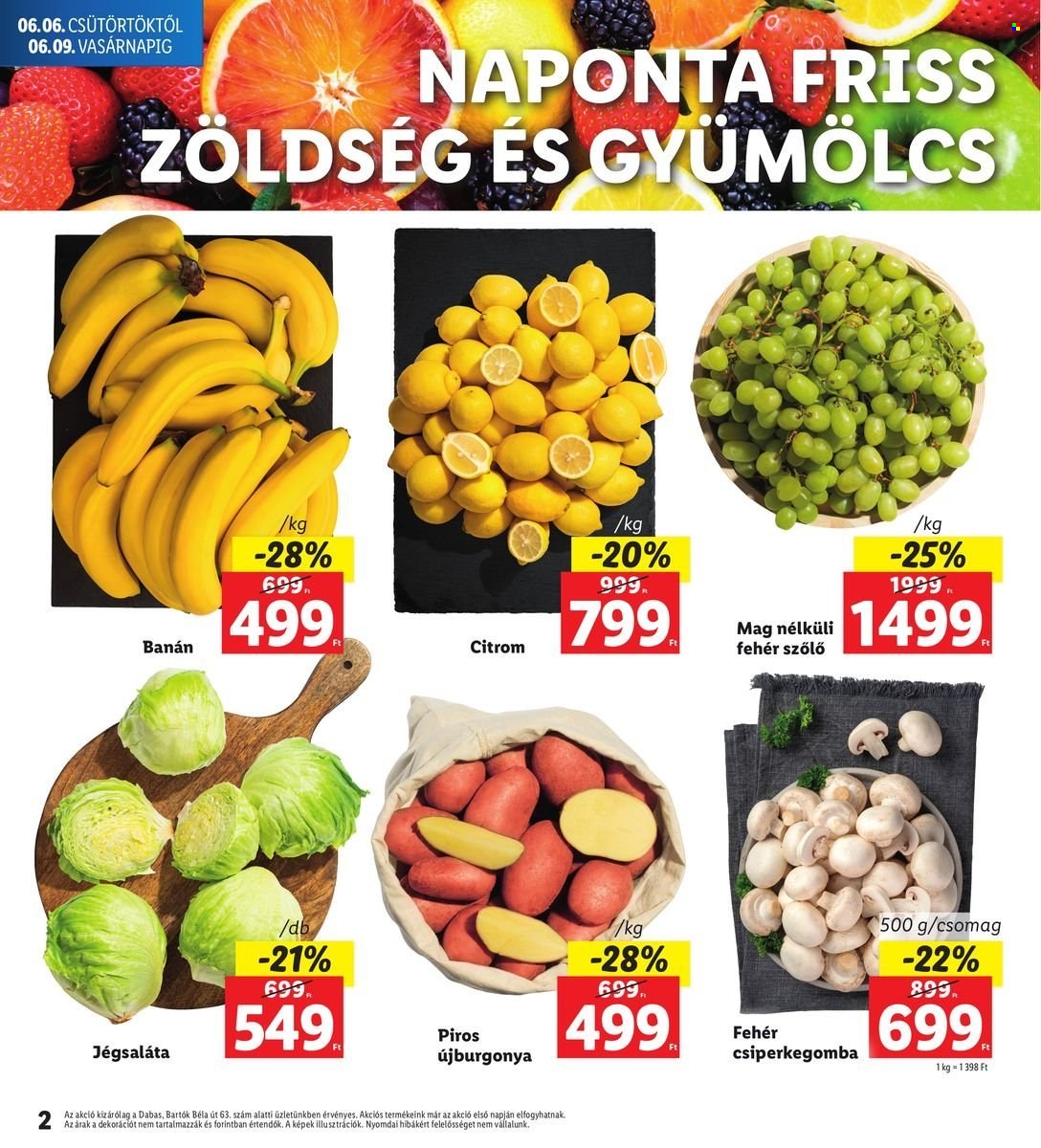 Lidl akciós újságok - 2024.06.06 - 2024.06.09. Oldal 2