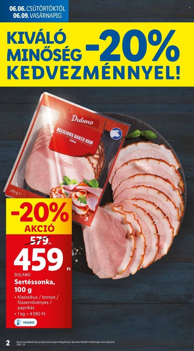 Lidl akciós újságok - 2024.06.06 - 2024.06.12. Oldal 2