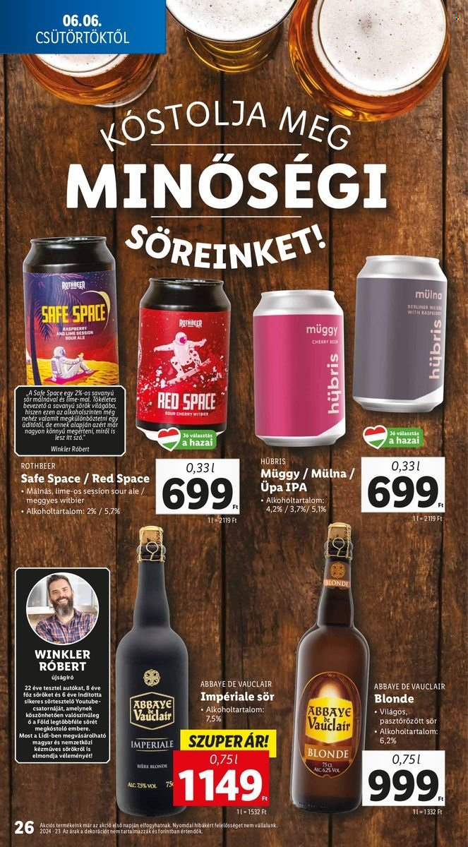 Lidl akciós újságok - 2024.06.06 - 2024.06.12. Oldal 26