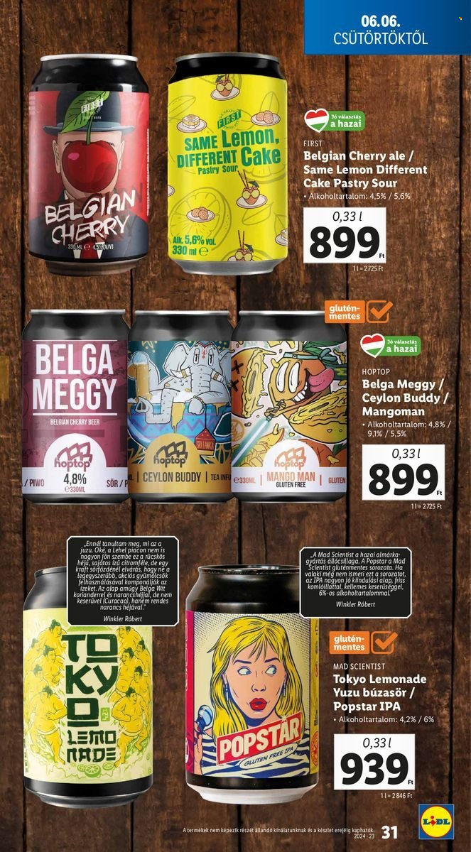 Lidl akciós újságok - 2024.06.06 - 2024.06.12. Oldal 31