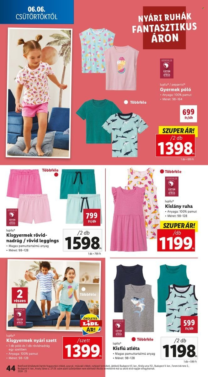 Lidl akciós újságok - 2024.06.06 - 2024.06.12. Oldal 44