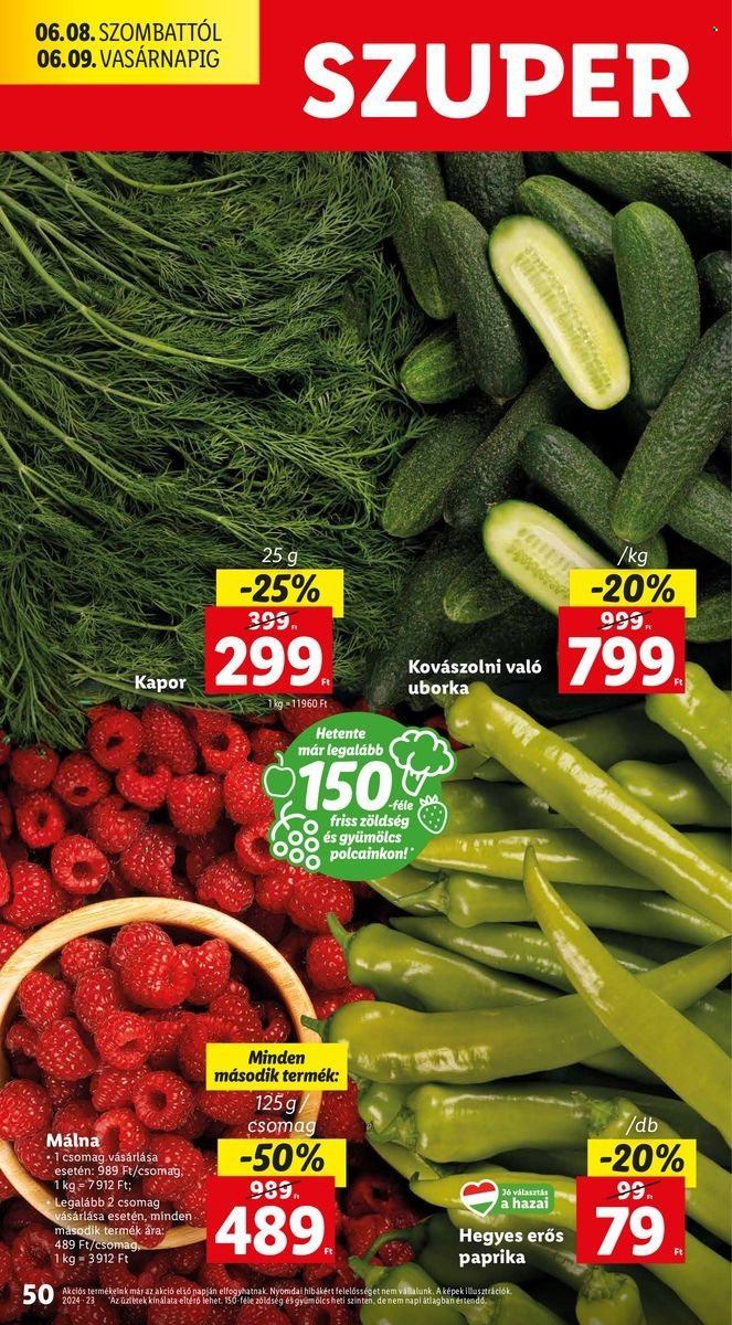 Lidl akciós újságok - 2024.06.06 - 2024.06.12. Oldal 50
