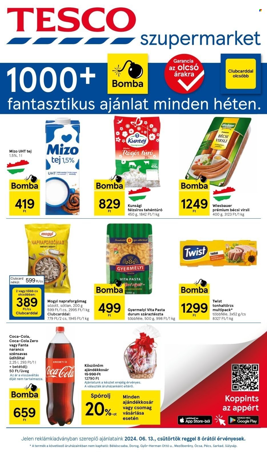 TESCO akciós újságok - 2024.06.13 - 2024.06.19. Oldal 1