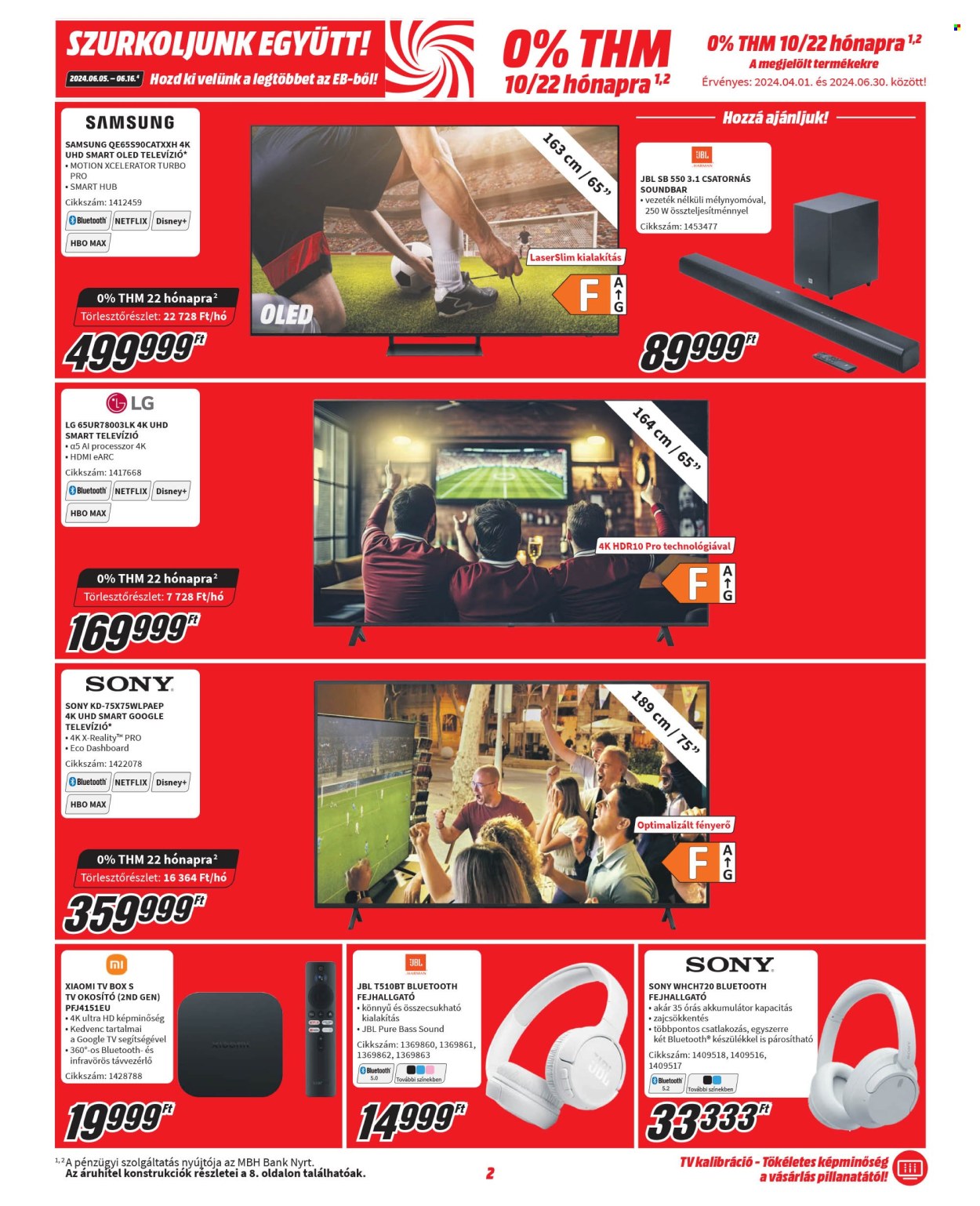 MediaMarkt akciós újságok - 2024.06.05 - 2024.06.16. Oldal 2