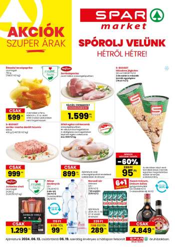 Újság SPAR market - 2024.06.13 - 2024.06.19.
