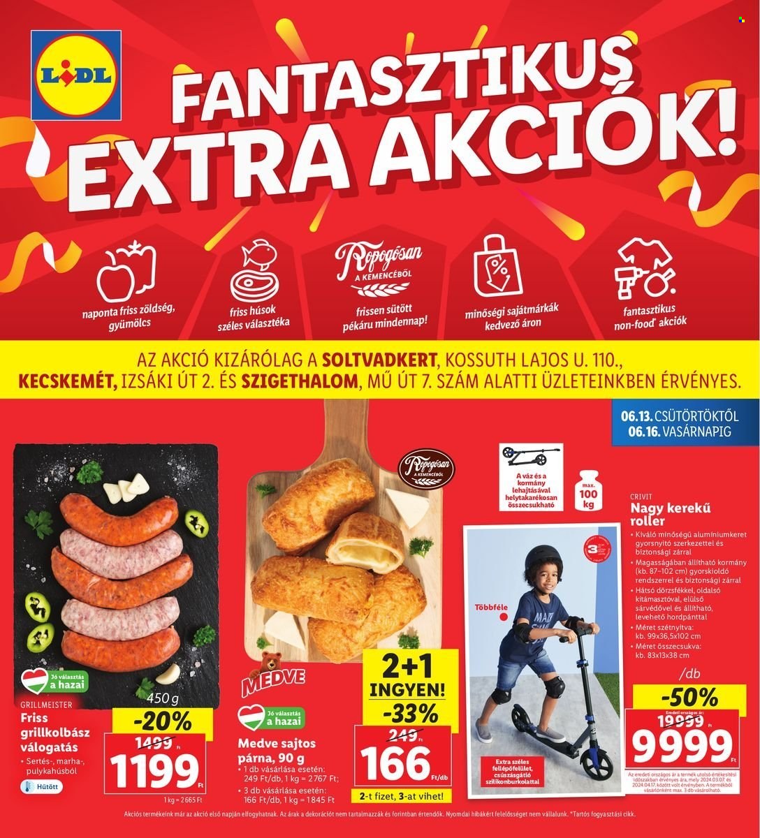 Lidl akciós újságok - 2024.06.13 - 2024.06.16. Oldal 1