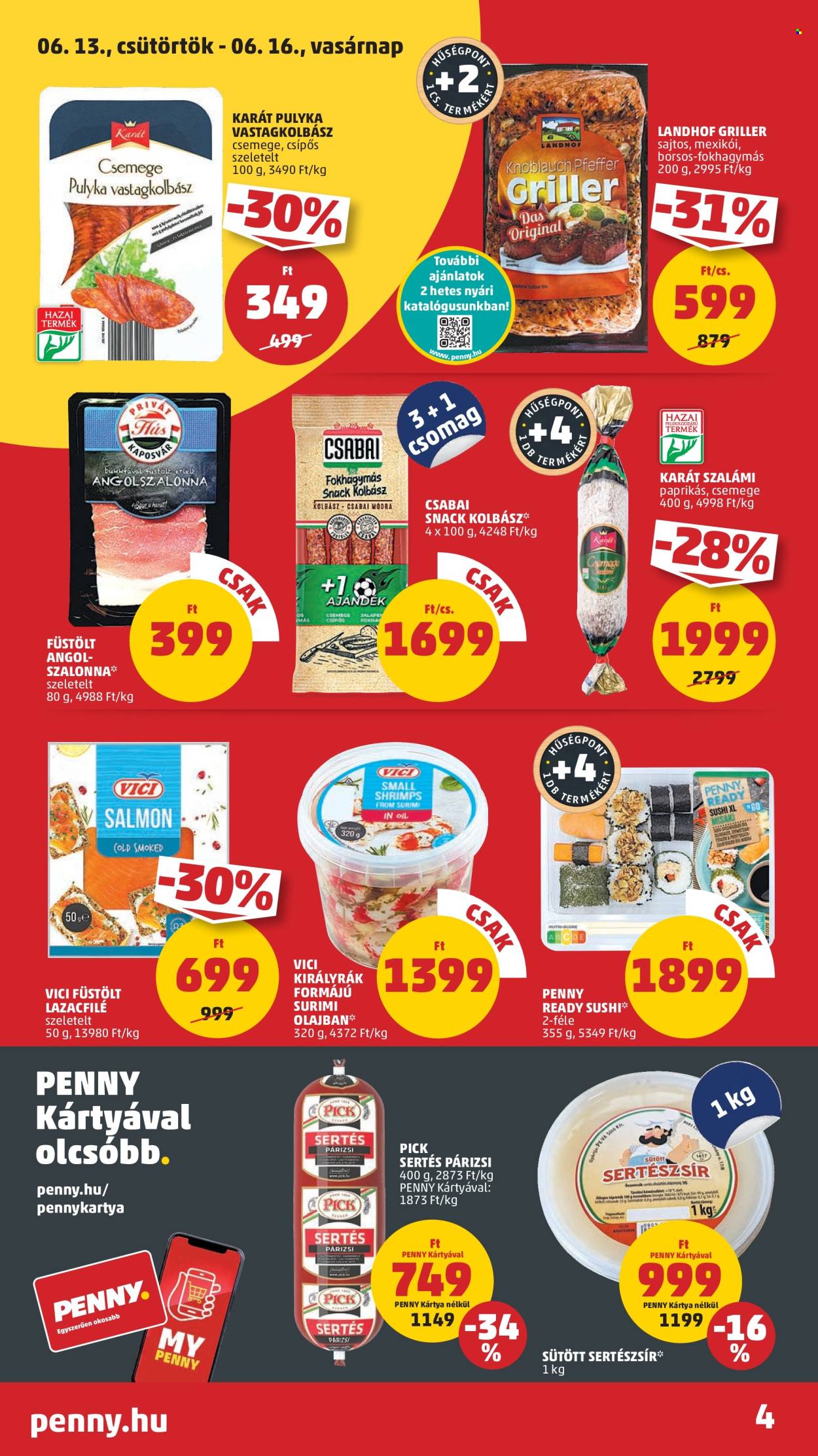 Penny Market akciós újságok - 2024.06.13 - 2024.06.19. Oldal 4