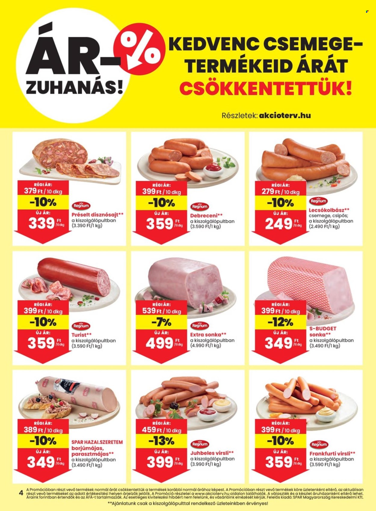 SPAR akciós újságok - 2024.06.13 - 2024.06.19. Oldal 4