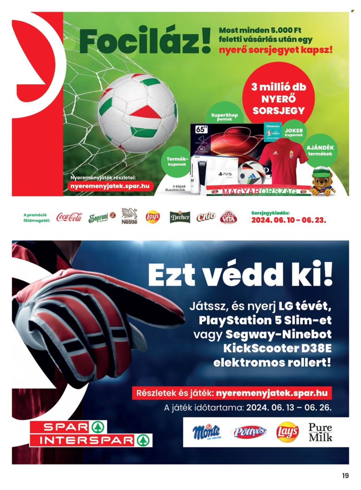 SPAR akciós újságok - 2024.06.13 - 2024.06.19. Oldal 19