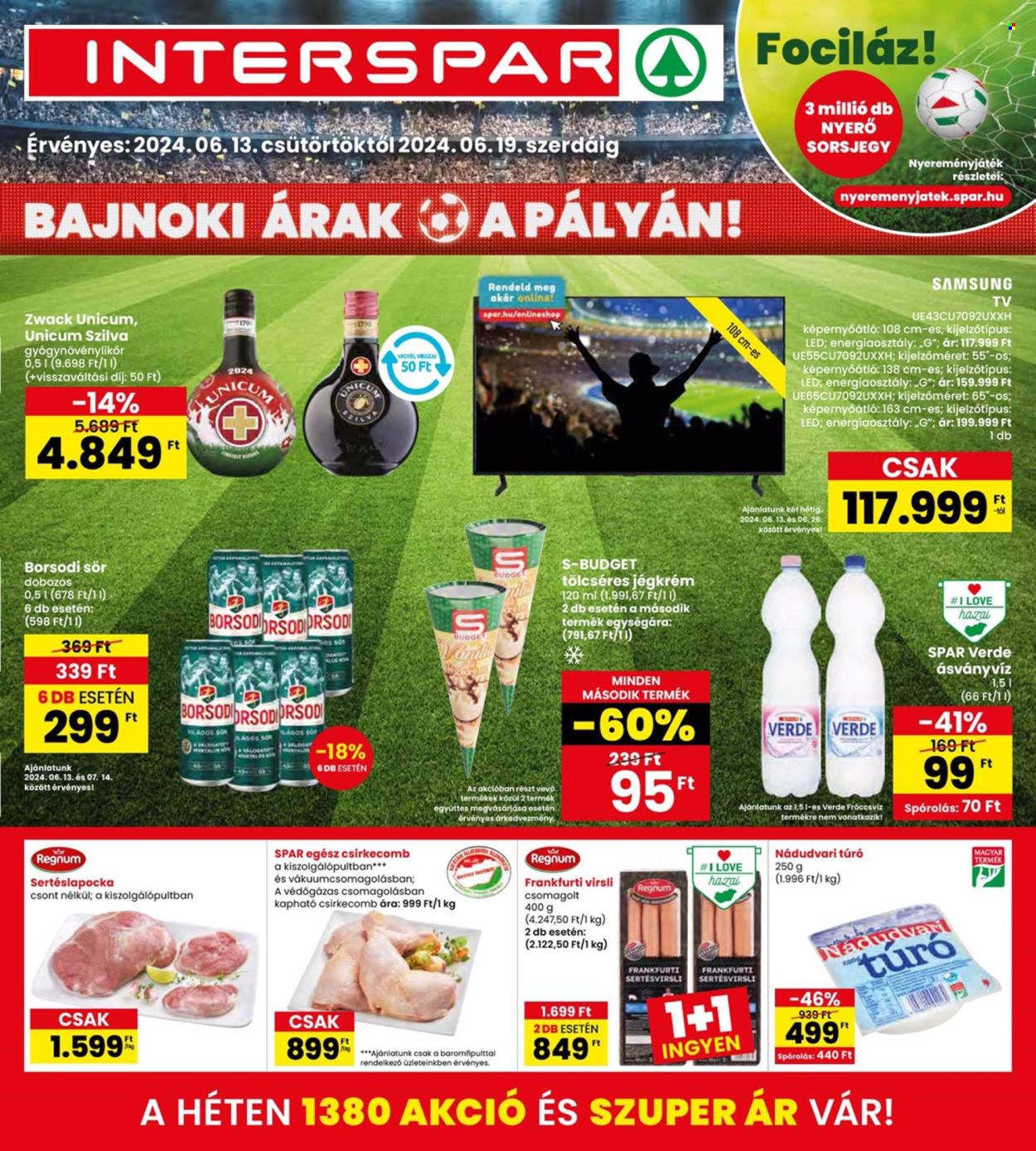 INTERSPAR akciós újságok - 2024.06.13 - 2024.06.19. Oldal 1