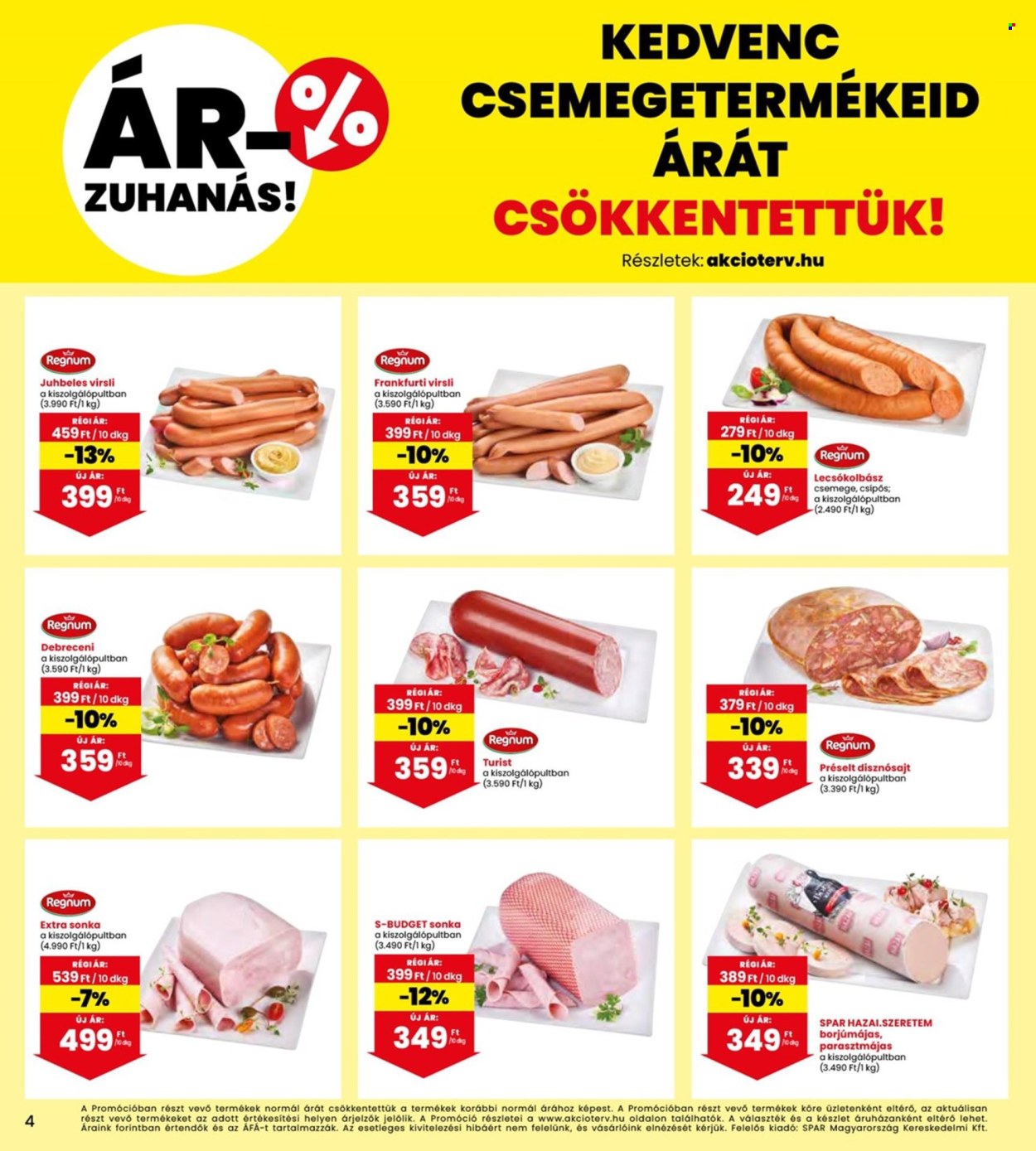 INTERSPAR akciós újságok - 2024.06.13 - 2024.06.19. Oldal 4
