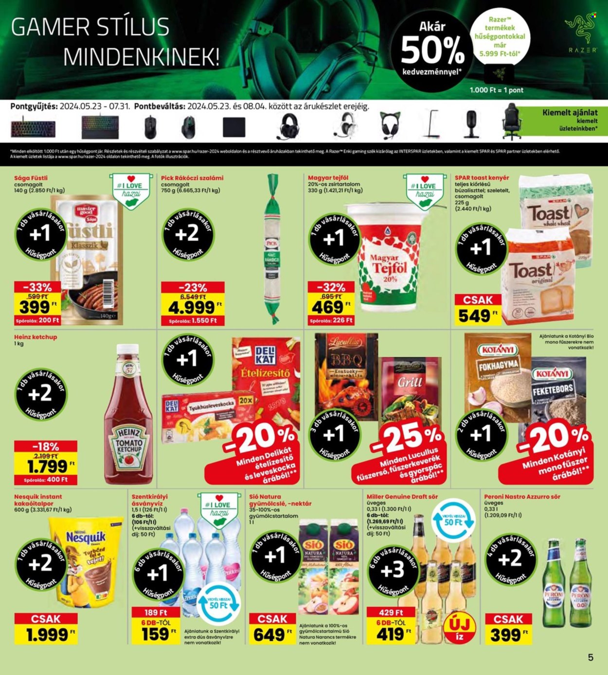 INTERSPAR akciós újságok - 2024.06.13 - 2024.06.19. Oldal 5
