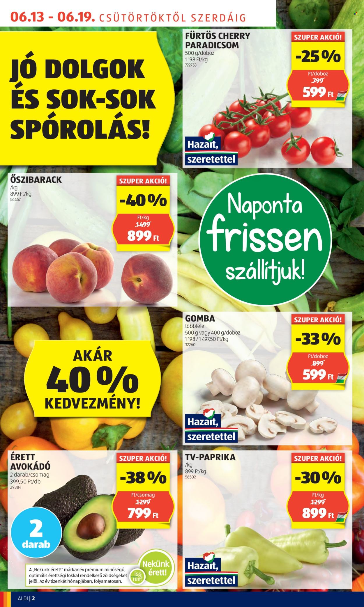 Aldi akciós újságok - 2024.06.13 - 2024.06.19. Oldal 2