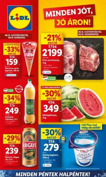 Újság Lidl - 2024.06.13 - 2024.06.19.