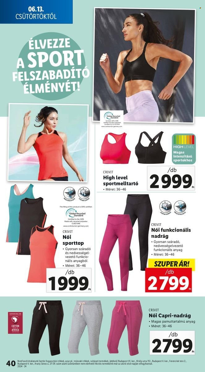 Lidl akciós újságok - 2024.06.13 - 2024.06.19. Oldal 40