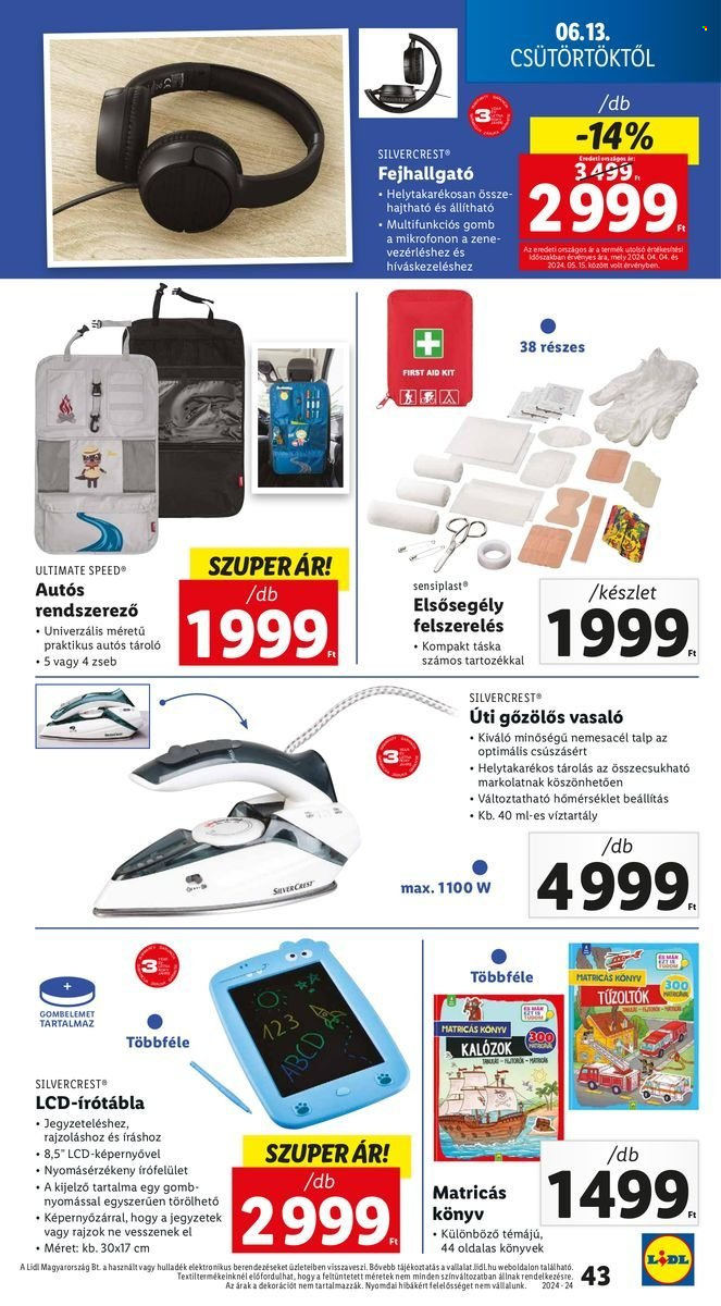 Lidl akciós újságok - 2024.06.13 - 2024.06.19. Oldal 43