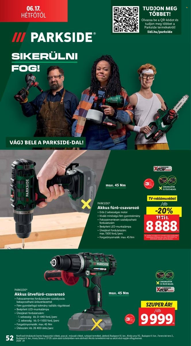 Lidl akciós újságok - 2024.06.13 - 2024.06.19. Oldal 52