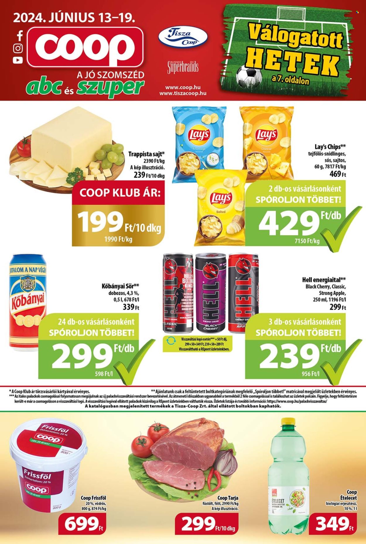 Coop akciós újságok - 2024.06.13 - 2024.06.19. Oldal 1