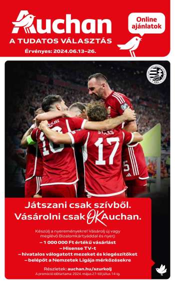 Újság Auchan - 2024.06.13 - 2024.06.26.