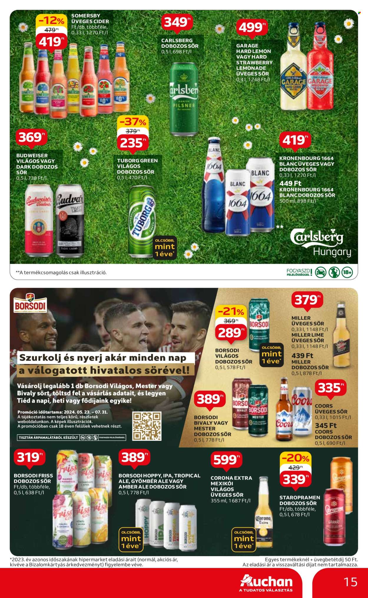 Auchan akciós újságok - 2024.06.13 - 2024.06.26. Oldal 15