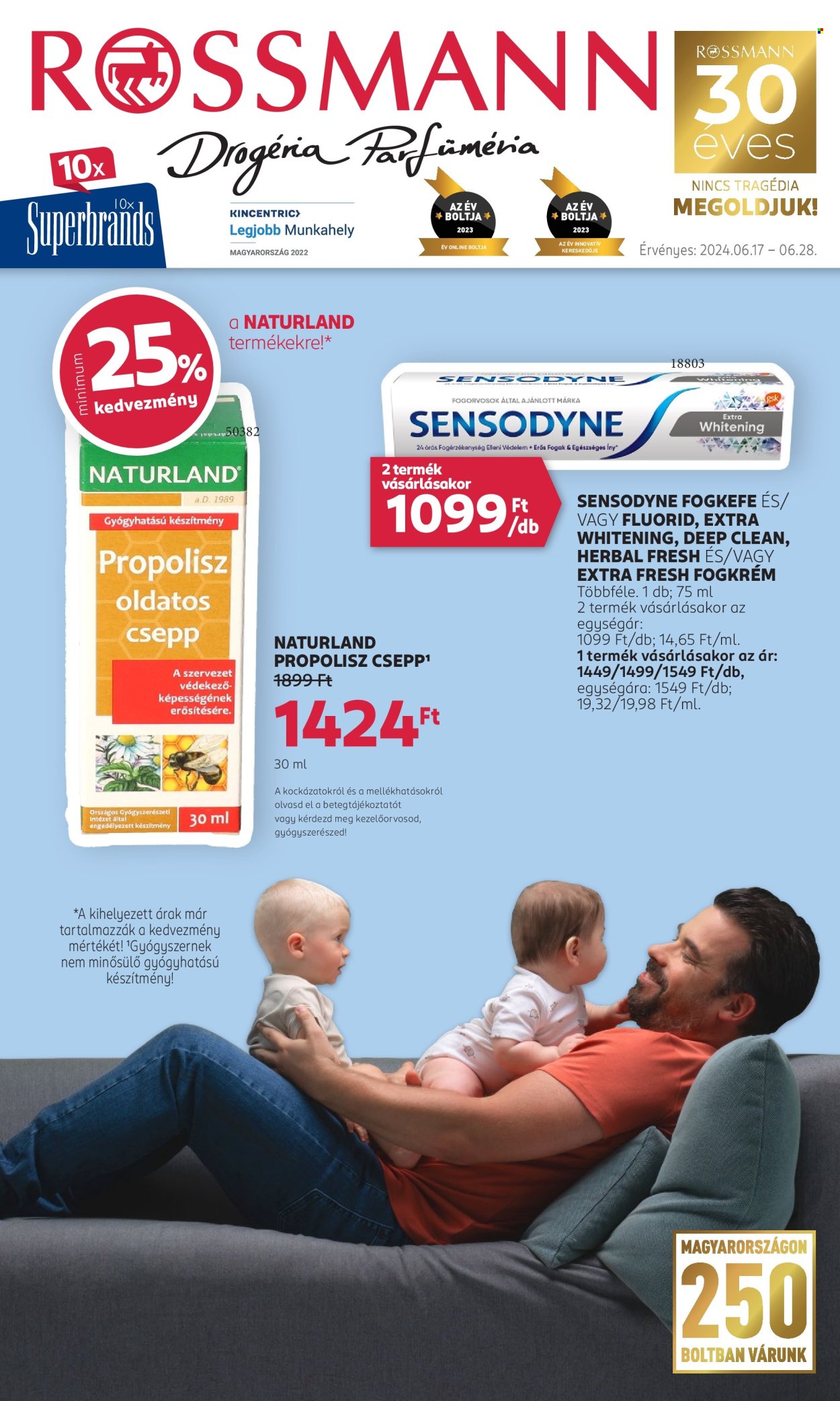 Rossmann akciós újságok - 2024.06.17 - 2024.06.28. Oldal 1