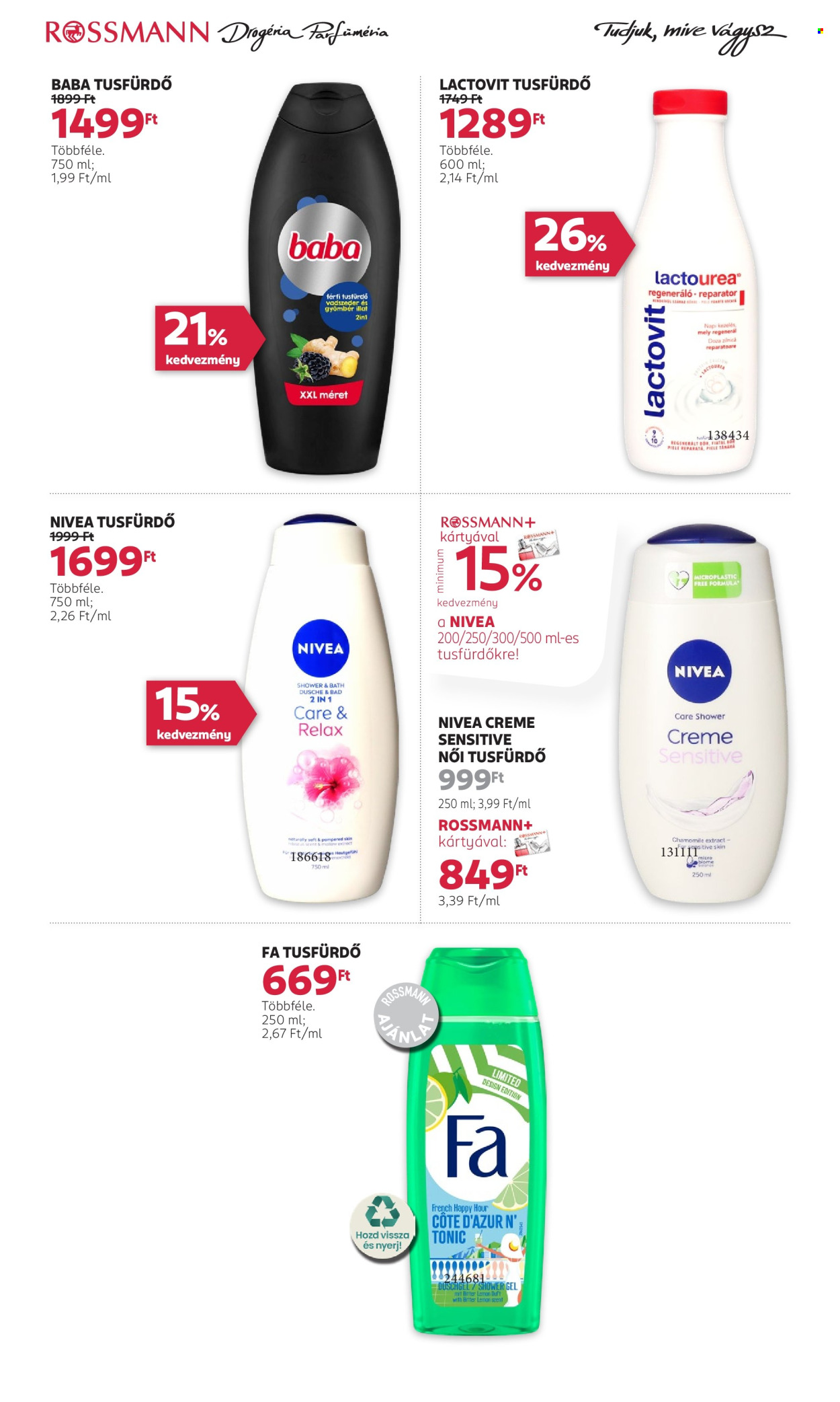 Rossmann akciós újságok - 2024.06.17 - 2024.06.28. Oldal 24