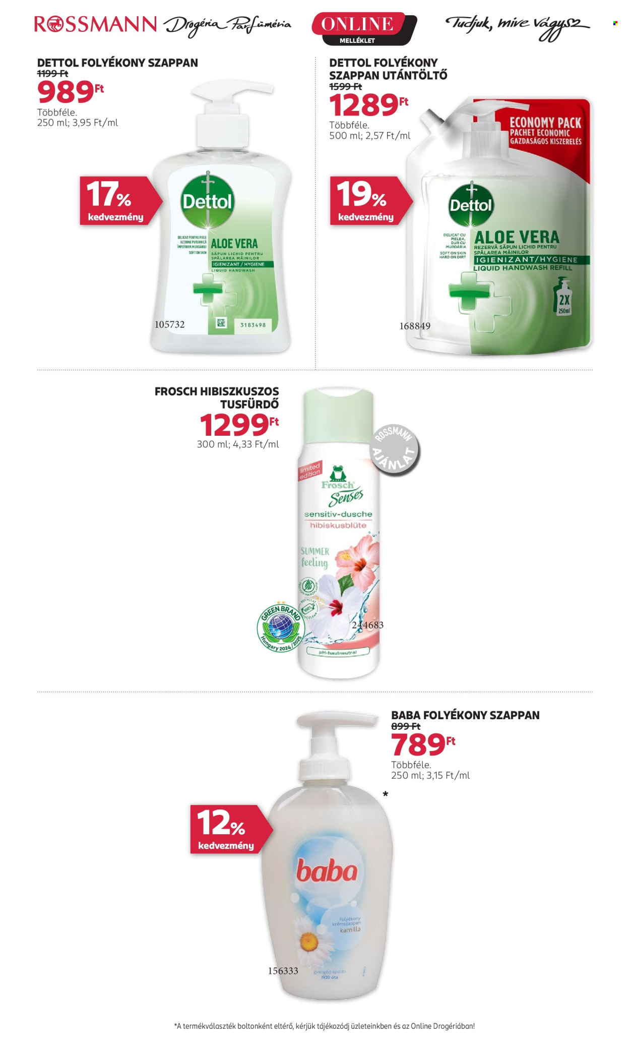 Rossmann akciós újságok - 2024.06.17 - 2024.06.28. Oldal 55