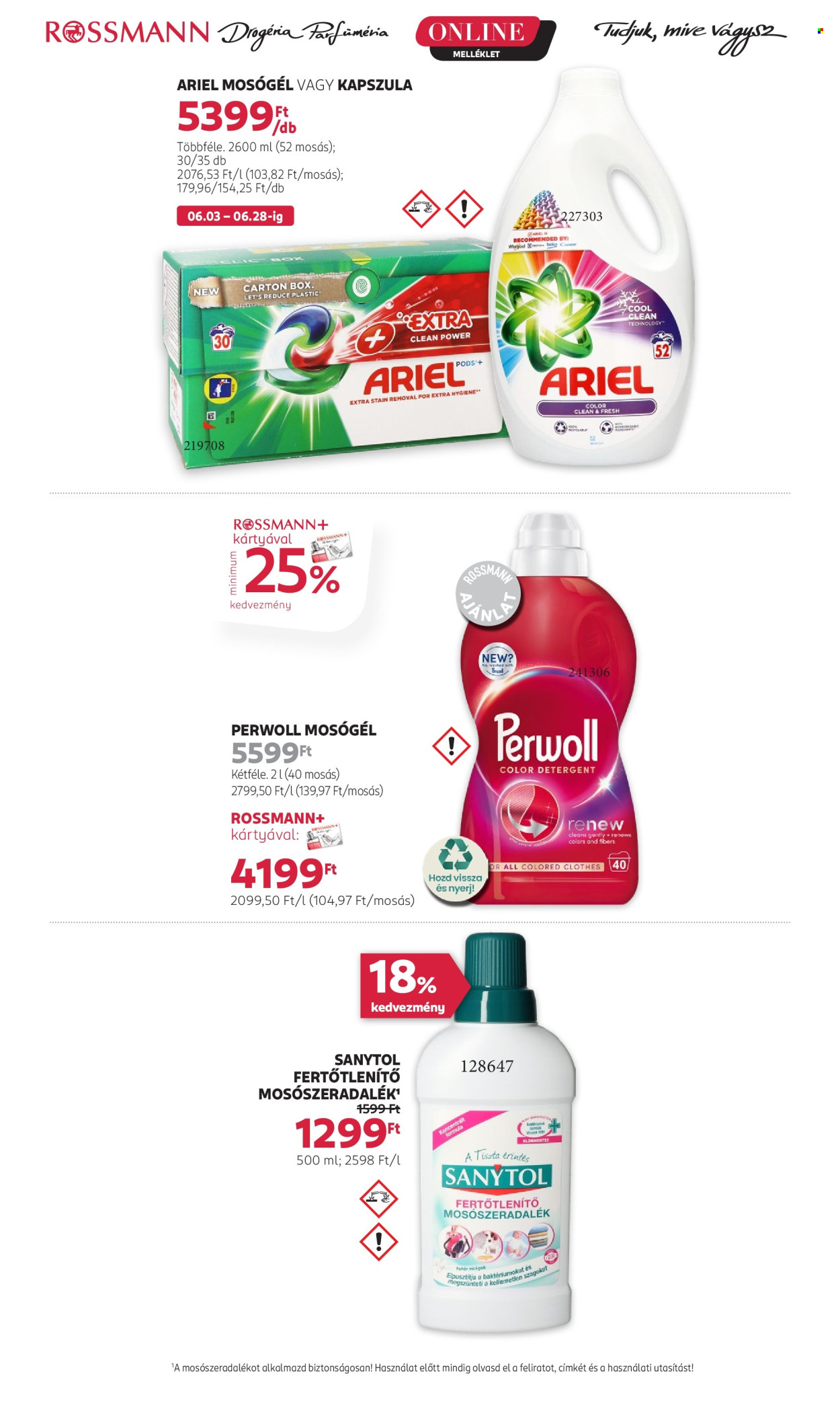 Rossmann akciós újságok - 2024.06.17 - 2024.06.28. Oldal 63