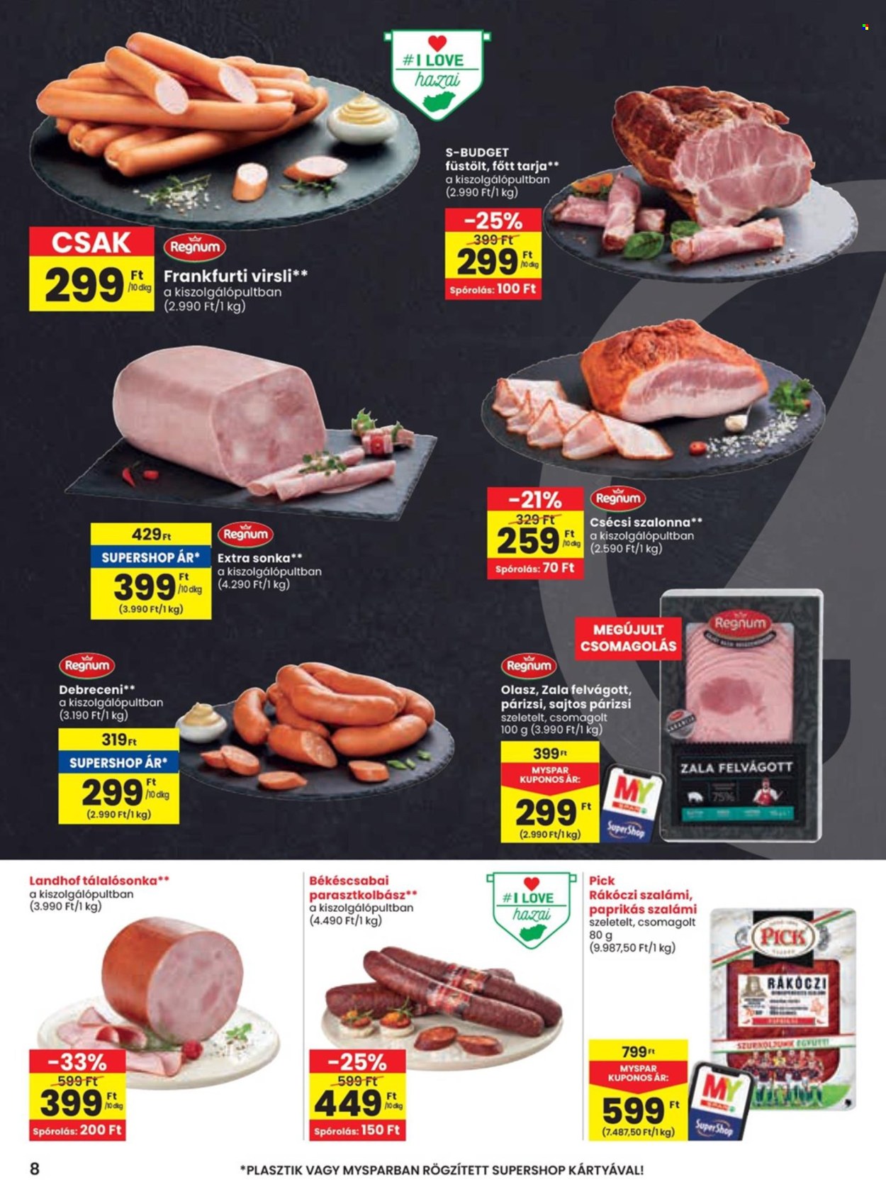 SPAR akciós újságok - 2024.06.20 - 2024.06.26. Oldal 8