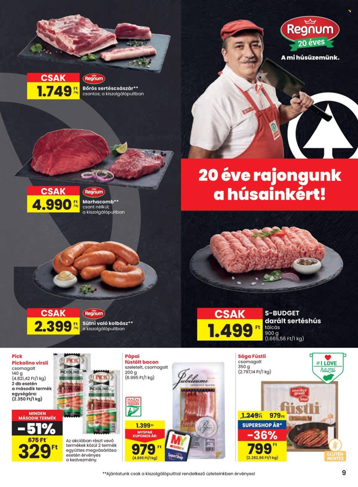 SPAR akciós újságok - 2024.06.20 - 2024.06.26. Oldal 9