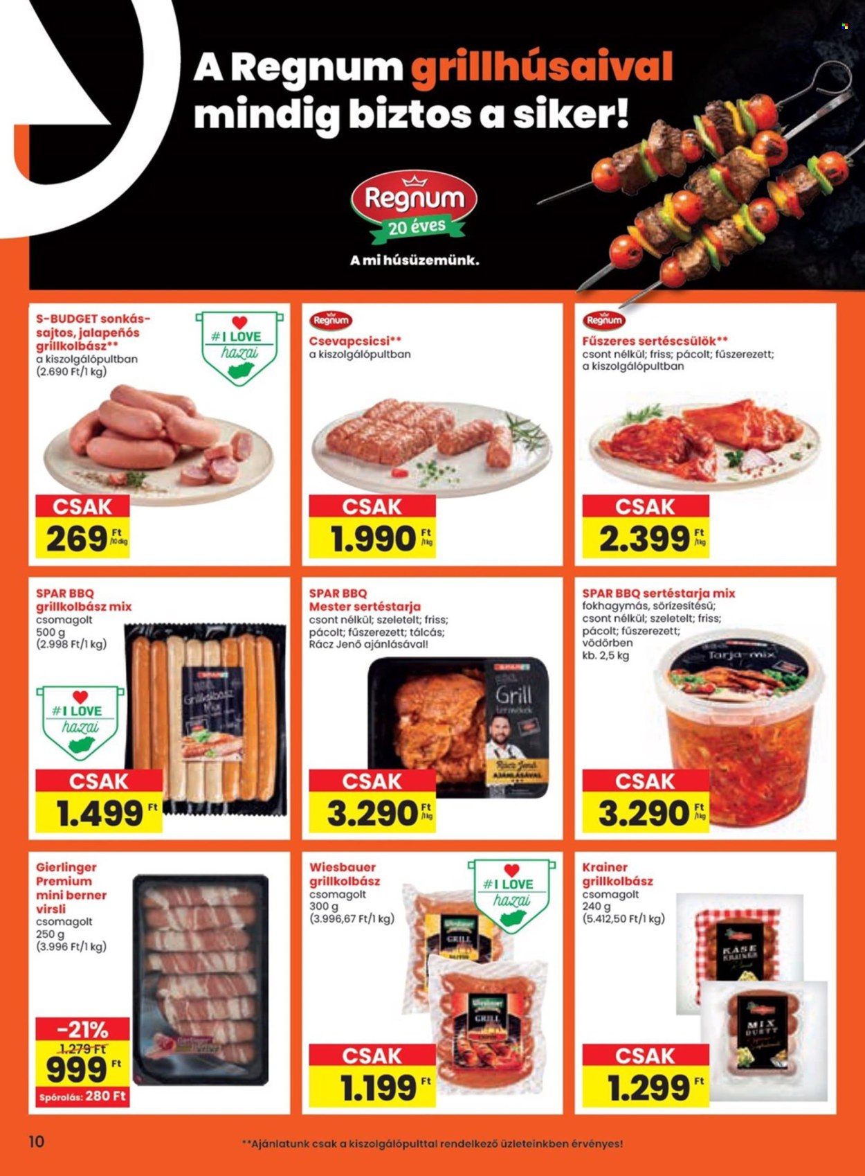 SPAR akciós újságok - 2024.06.20 - 2024.06.26. Oldal 10