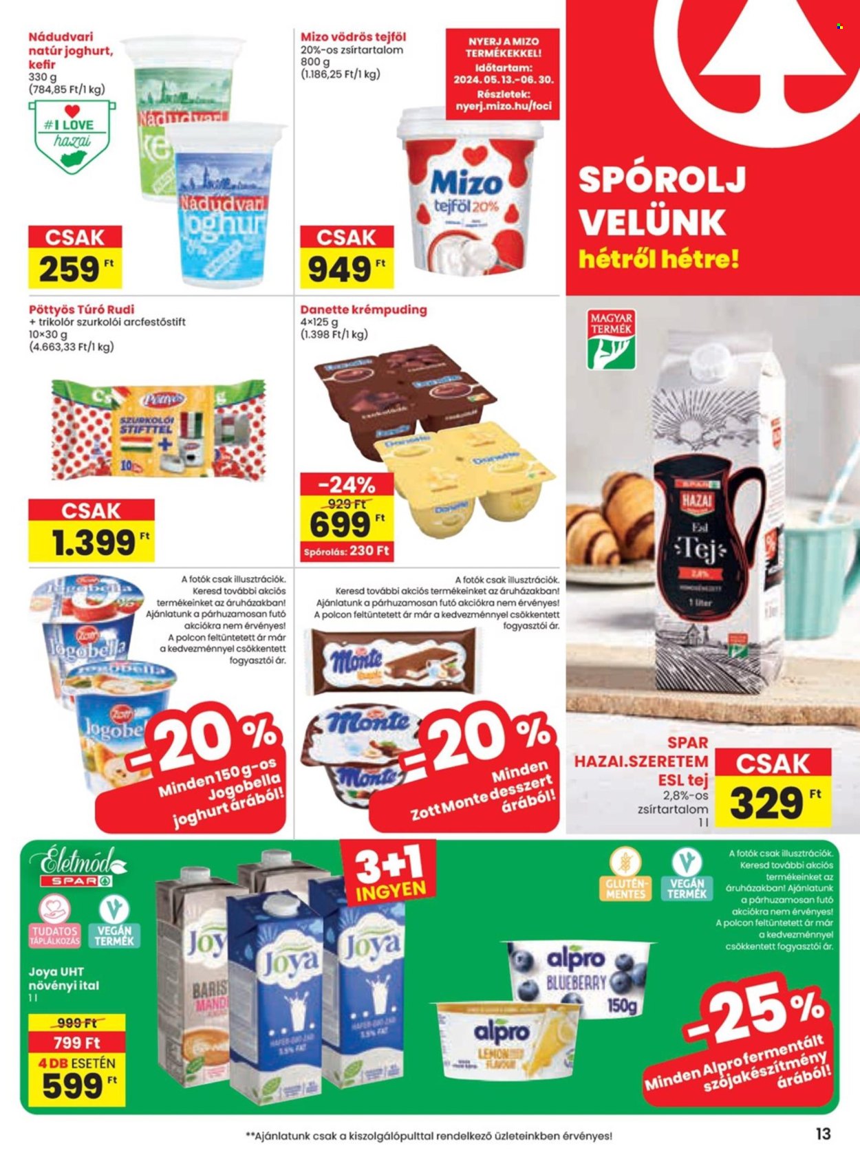 SPAR akciós újságok - 2024.06.20 - 2024.06.26. Oldal 13