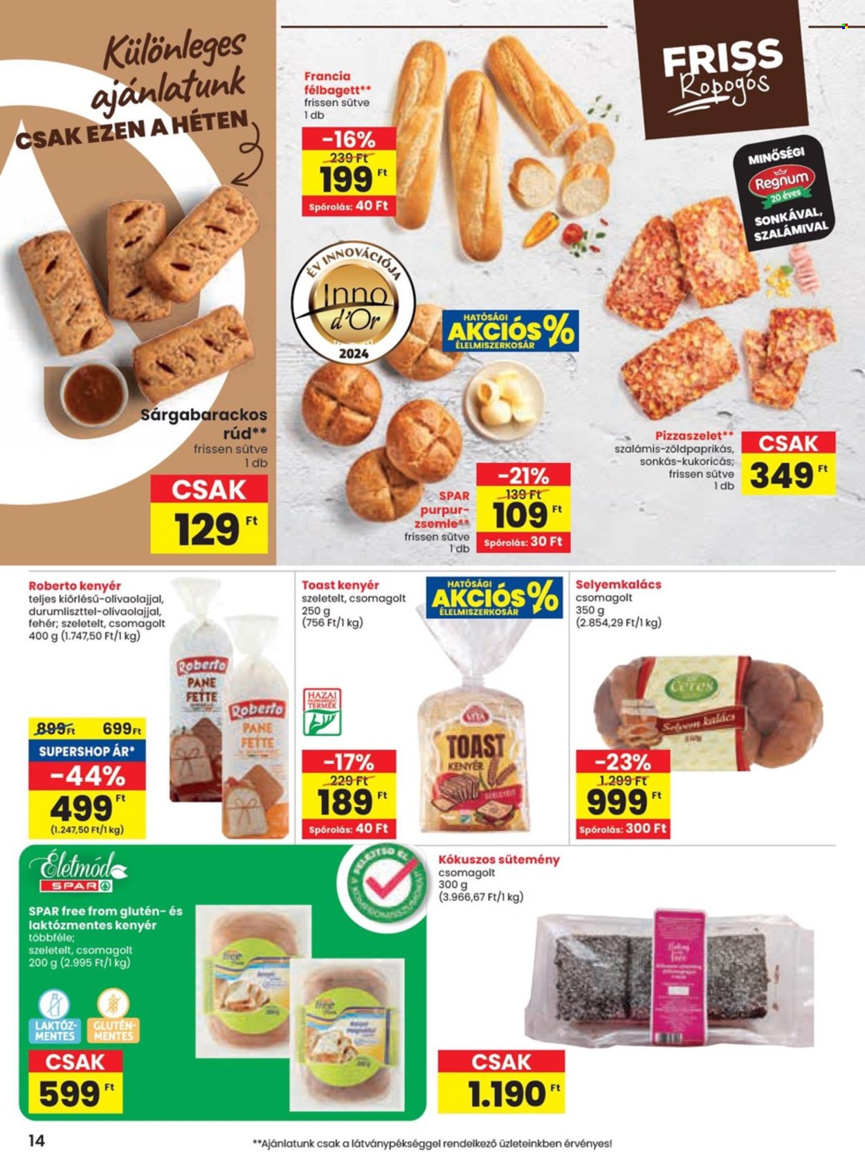 SPAR akciós újságok - 2024.06.20 - 2024.06.26. Oldal 14