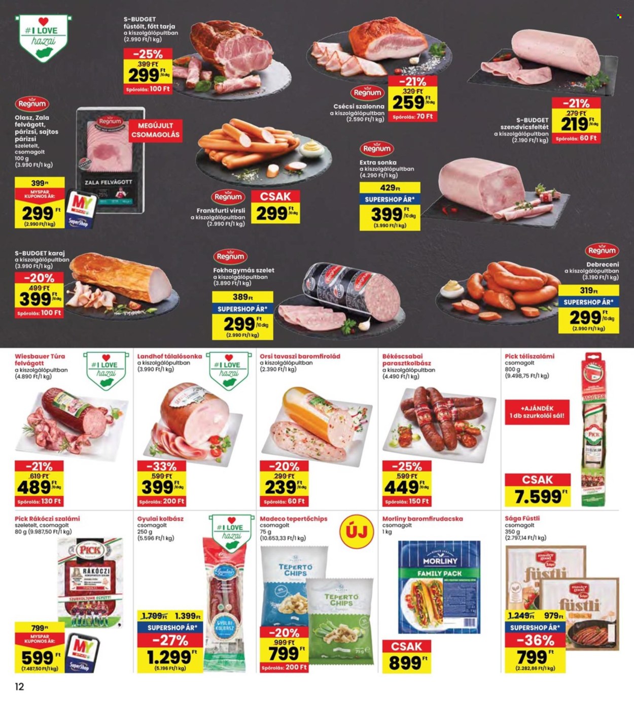 INTERSPAR akciós újságok - 2024.06.20 - 2024.06.26. Oldal 12