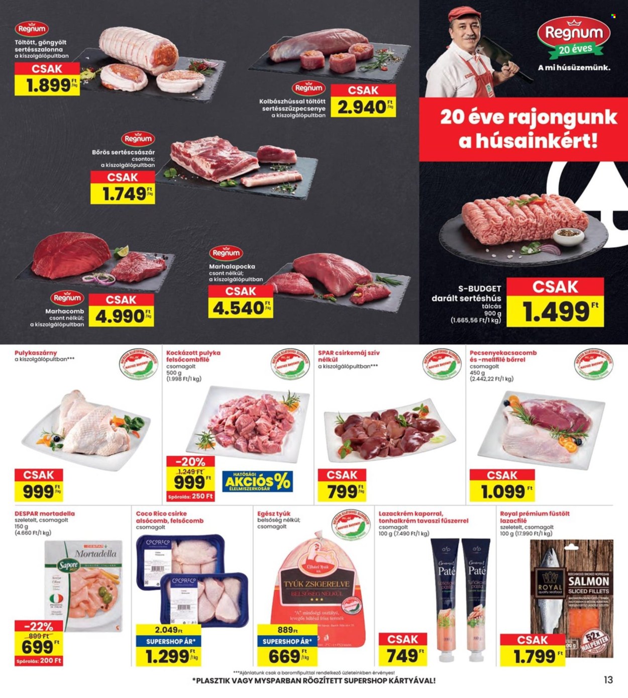 INTERSPAR akciós újságok - 2024.06.20 - 2024.06.26. Oldal 13