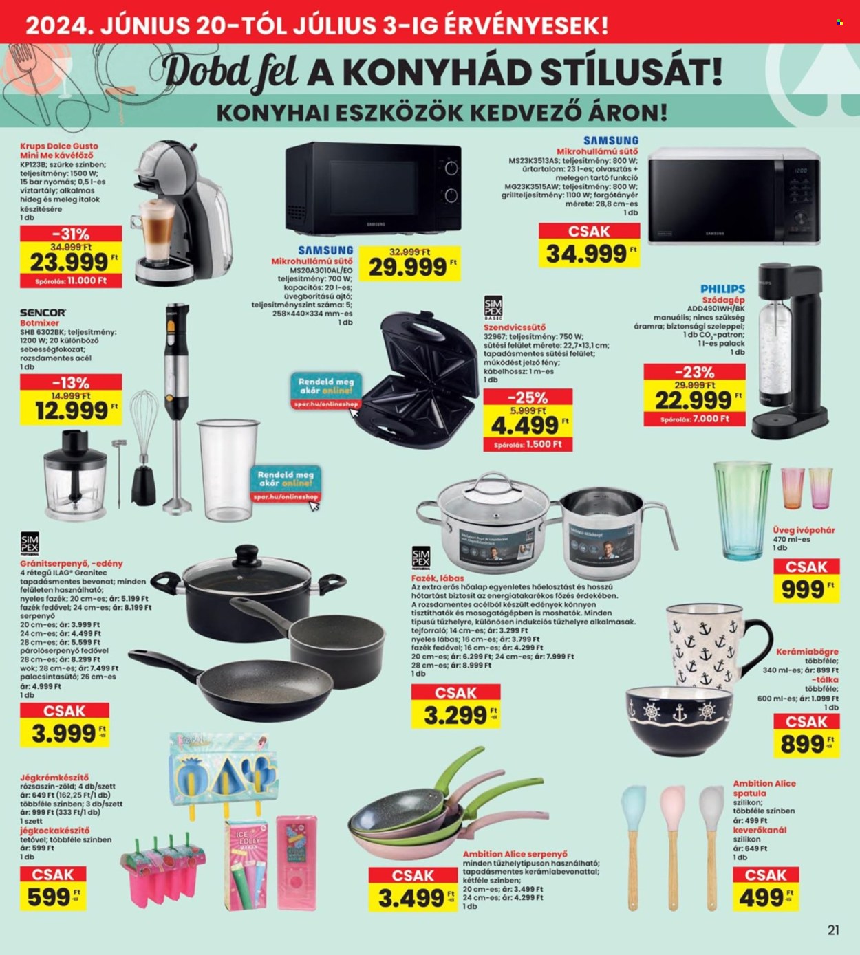 INTERSPAR akciós újságok - 2024.06.20 - 2024.06.26. Oldal 21
