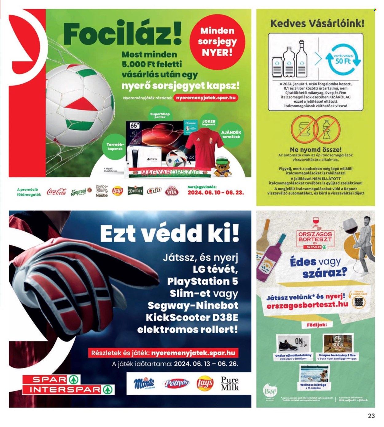 INTERSPAR akciós újságok - 2024.06.20 - 2024.06.26. Oldal 23